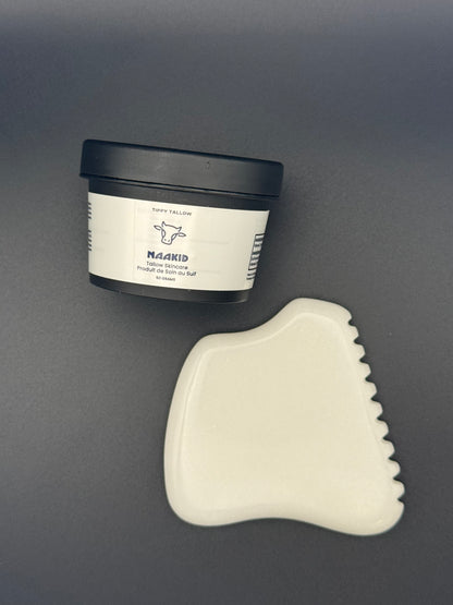 Tippy Glow Bundle (Tallow + Gua Sha Stone)