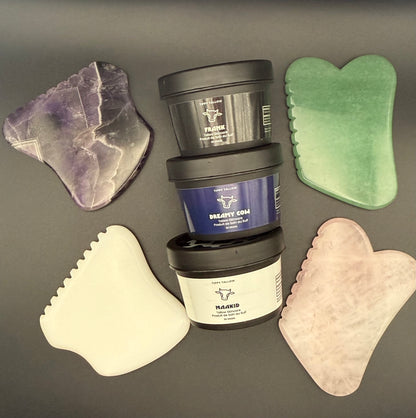 Tippy Glow Bundle (Tallow + Gua Sha Stone)